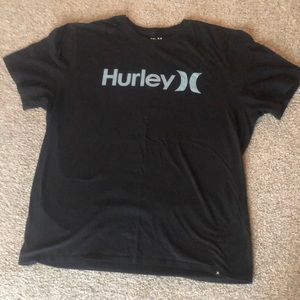 Men’s black Hurley brand t-shirt from Buckle.  Size XL.